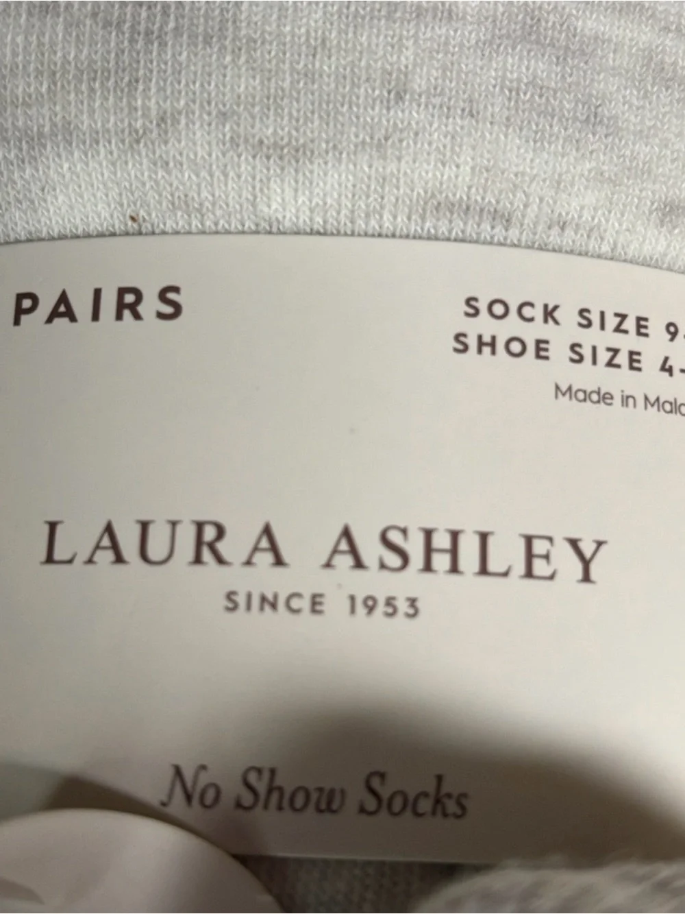 New Laura Ashley Socks Women’s 10 Pair Multicolor No Show Socks Casual Active